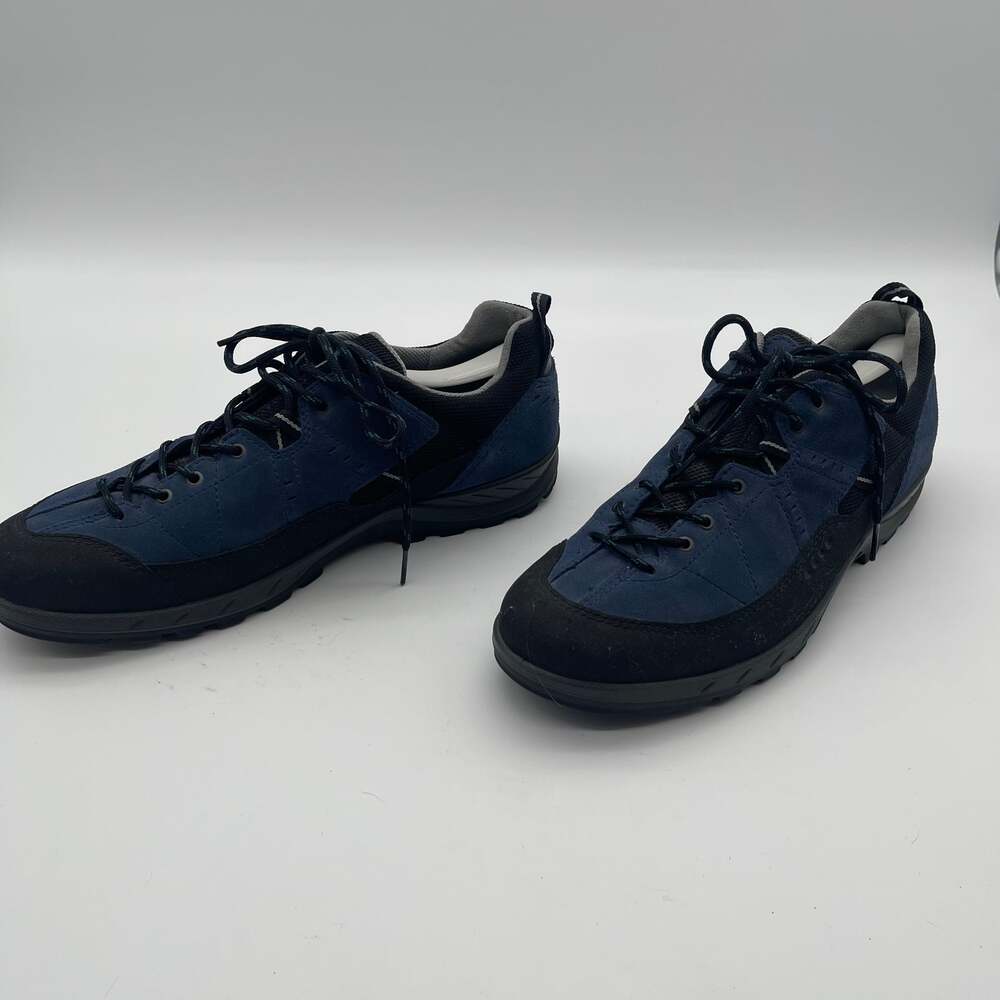 ECCO Yura Receptor Men's Blue‎ Suede Gore-Tex Hiking Shoes